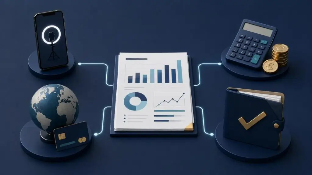 Obligaciones fiscales de los creadores de contenido online